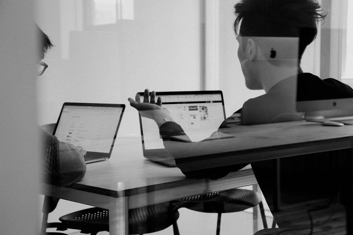 A focused work station used to document and close out a company sprint