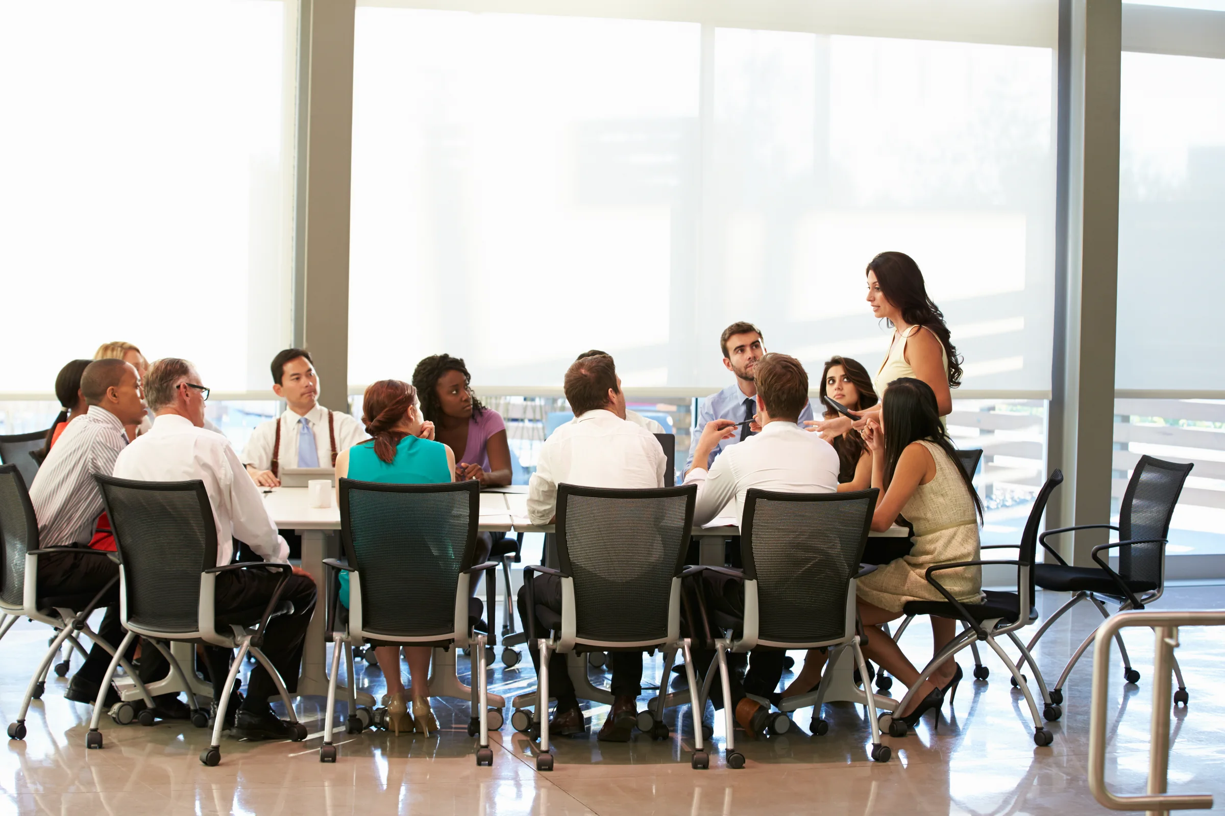 Crays specialists at a roundtable