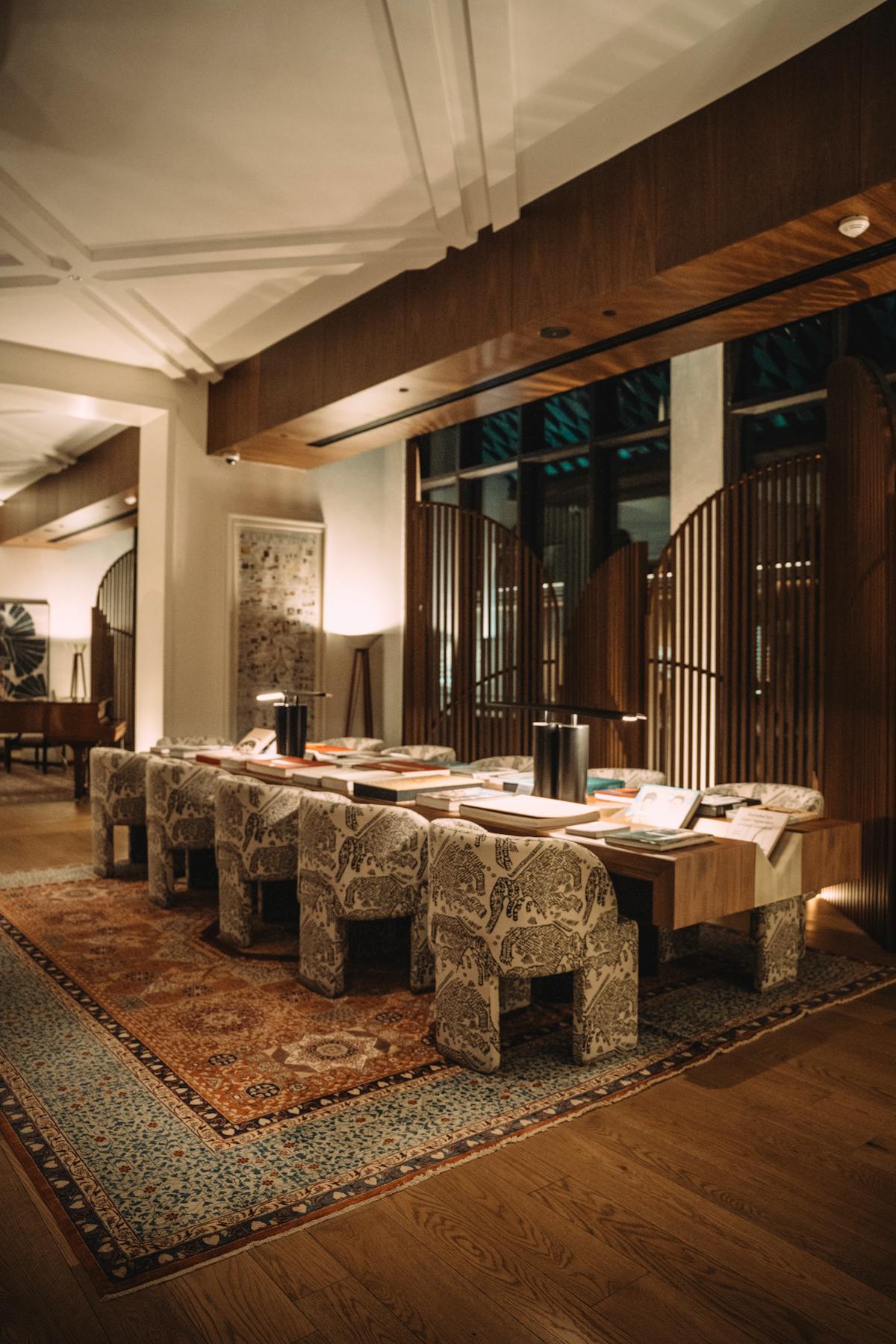 Design-led restaurant lounge for a Crays Club flagship