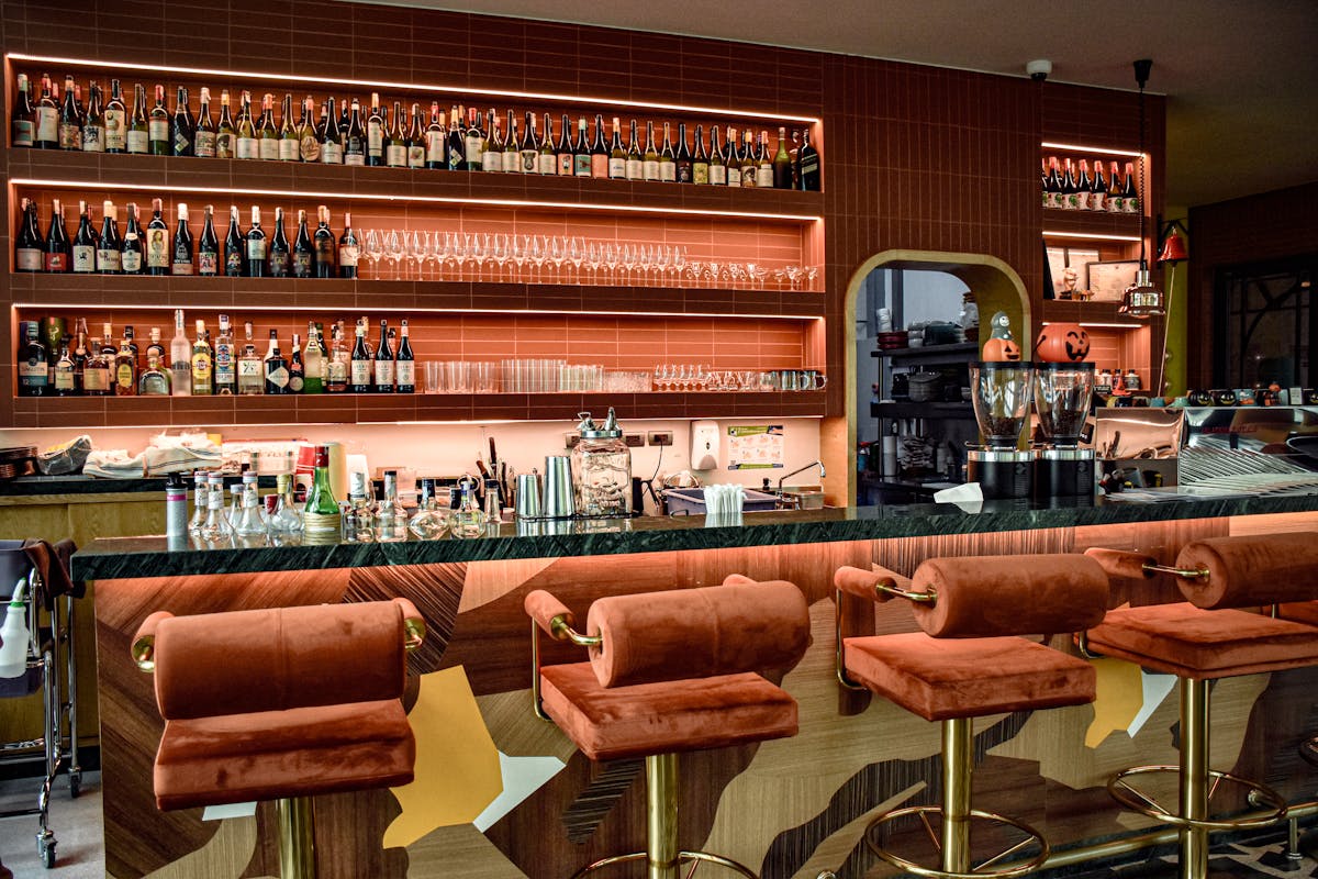 Premium bar lounge with flagship club potential